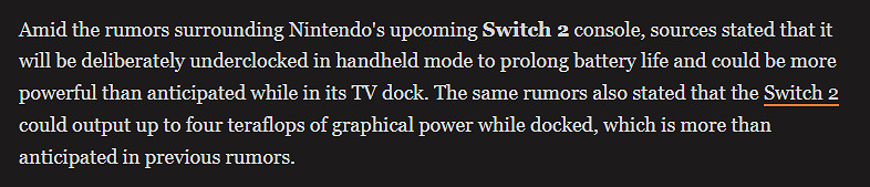 曝Switch2主機模式性能超出預期 與掌機模式差距巨大 曝Switch2主機模式性能超出預期 與掌機模式差距巨大