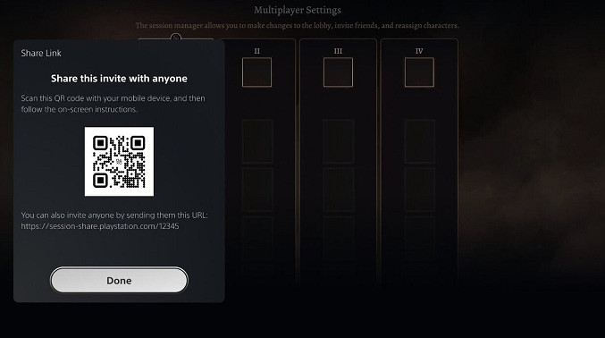 PlayStation遊戲體驗革新 索尼推出派對邀請二維碼功能