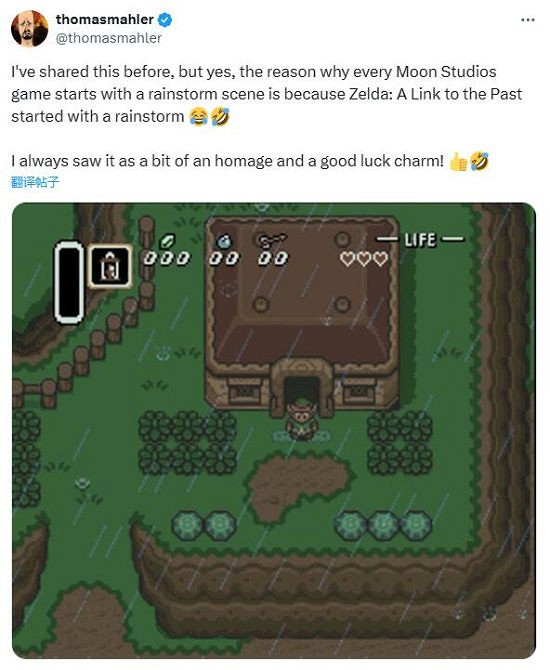 惡意不息創意總監稱：以暴風雨開場是為致敬塞爾達