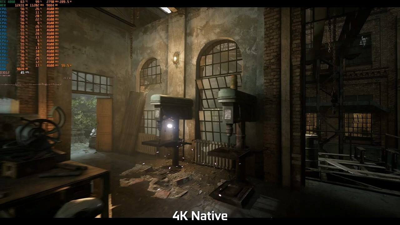 虛幻5.4引擎技術Demo RTX 4080也無法4K/60FPS 虛幻5.4引擎技術Demo RTX 4080也無法4K/60FPS