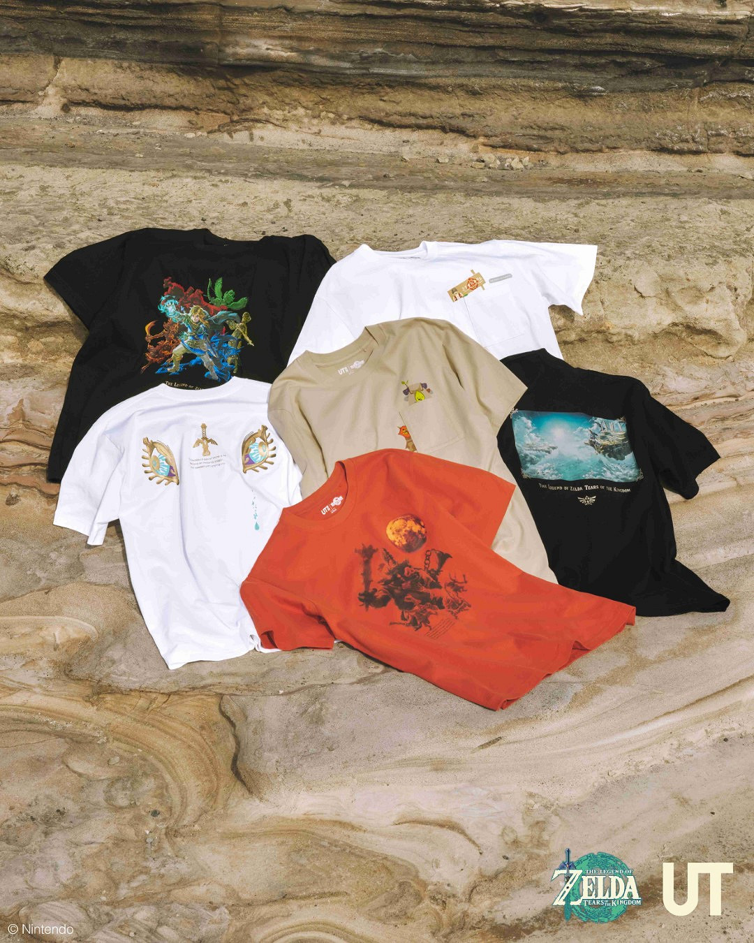 優衣庫推出《薩爾達傳說：王國之淚》聯名T恤