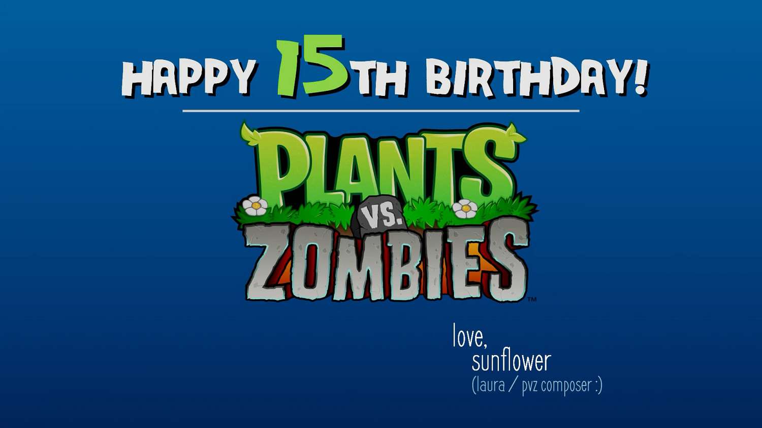 《植物大戰殭屍》今日迎發售十五周年！紀念短片賞