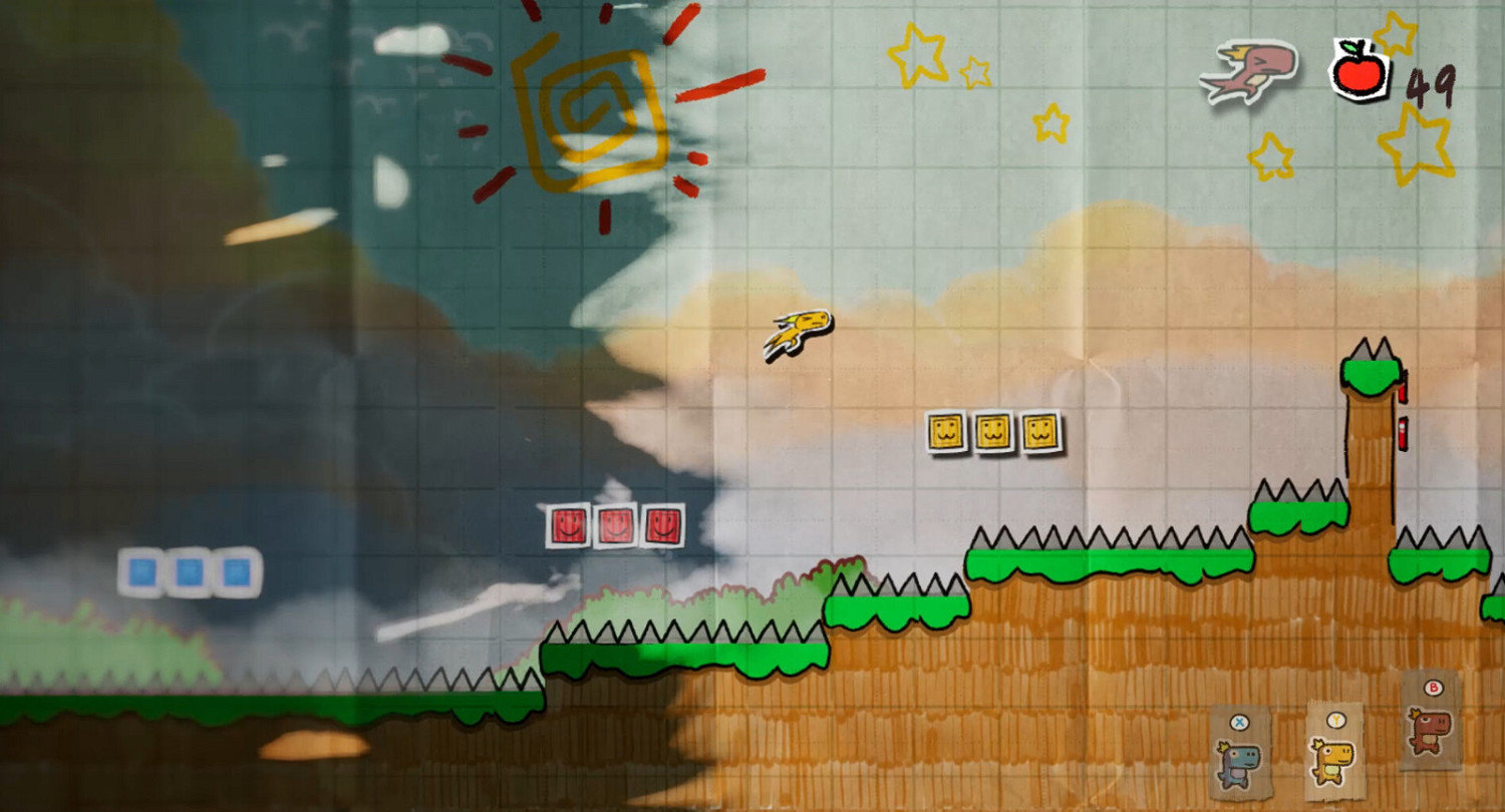 手繪風橫版平台跳躍遊戲《變色龍童繪歷險》 5月30日發行