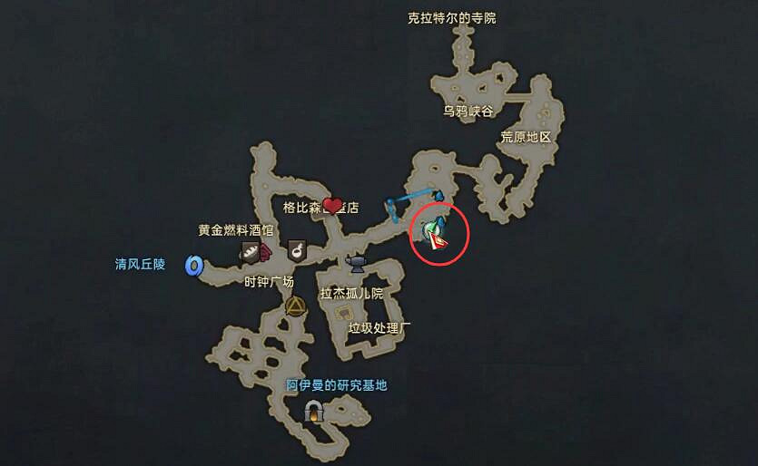 《命運方舟》親衛隊行政後勤官位置介紹 《命運方舟》親衛隊行政後勤官位置介紹