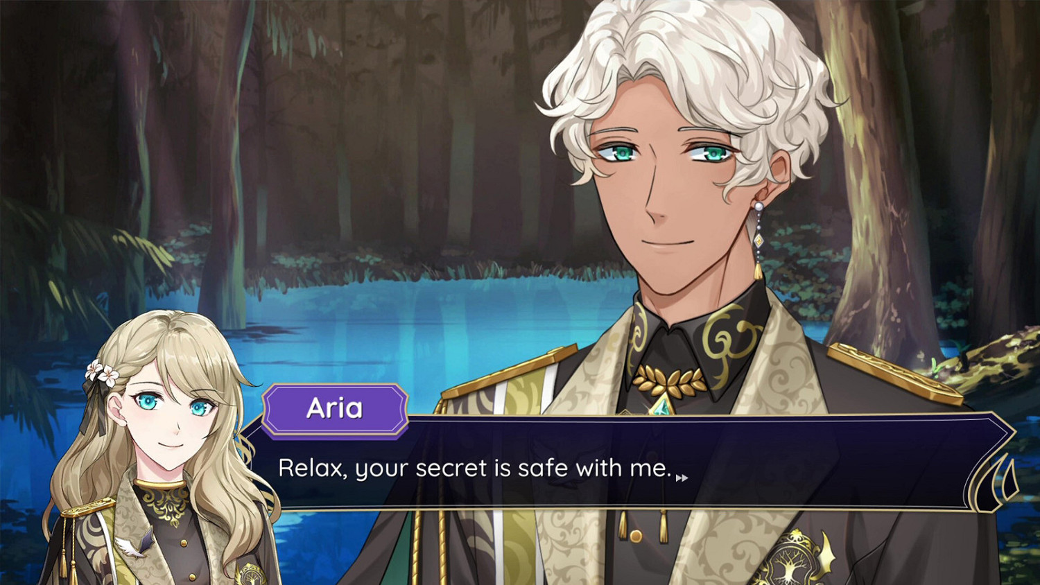 奇幻愛情類視覺小說《塞萊斯蒂亞：命運之鏈》Steam頁面 支援中文