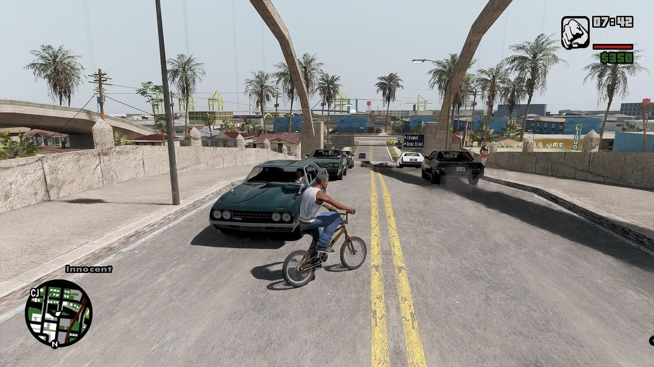 玩家分享RTX版《GTA：聖安地列斯》截圖：畫面更真實!