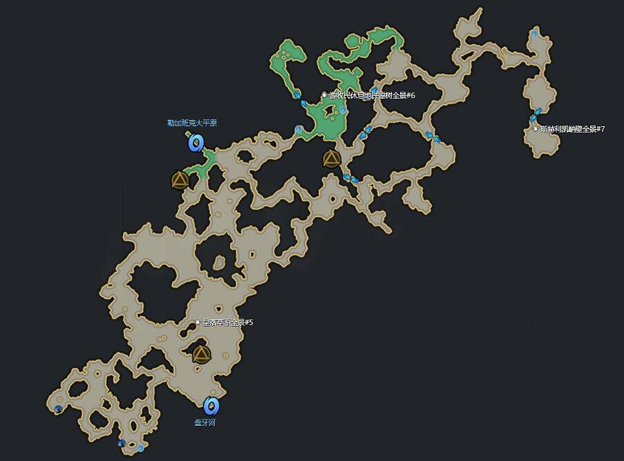 《命運方舟》星落草原全景觀景點位置一覽 《命運方舟》星落草原全景觀景點位置一覽