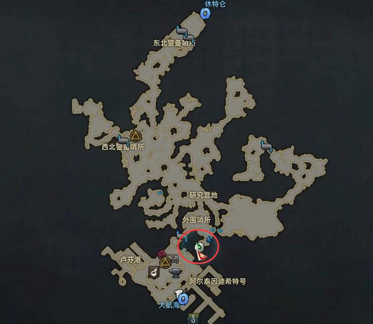 《命運方舟》吃廢鐵的耶西頭領位置介紹 《命運方舟》吃廢鐵的耶西頭領位置介紹