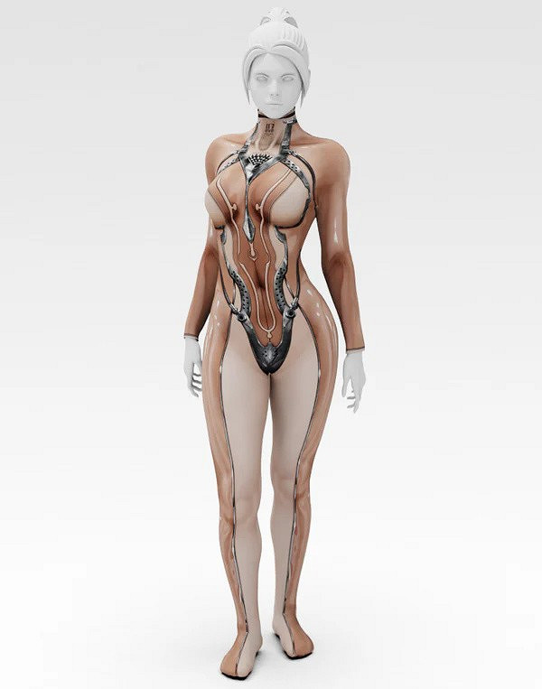 國外美女COS《劍星》女主膚質戰衣 飽滿身材過於惹火