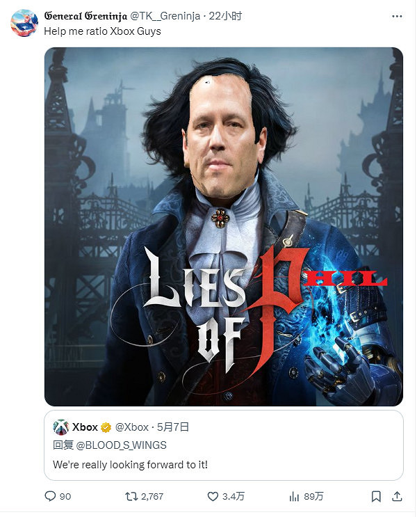 笑死！玩家將斯賓塞P成《P 的謊言》封面主角