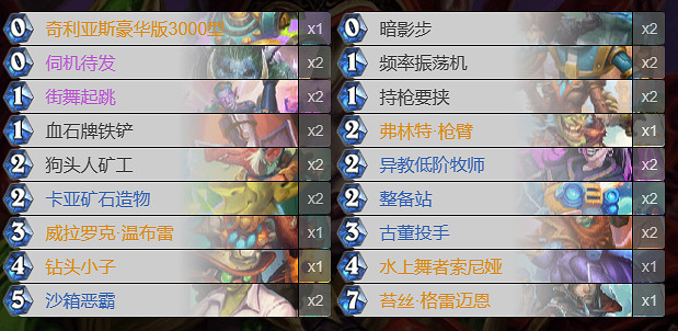 《爐石戰記》發掘賊卡組推薦 《爐石戰記》發掘賊卡組推薦