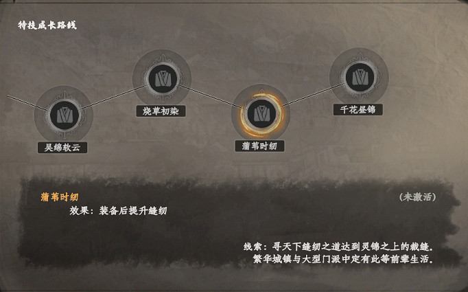 《下一站江湖2》裁縫特技介紹 《下一站江湖2》裁縫特技介紹