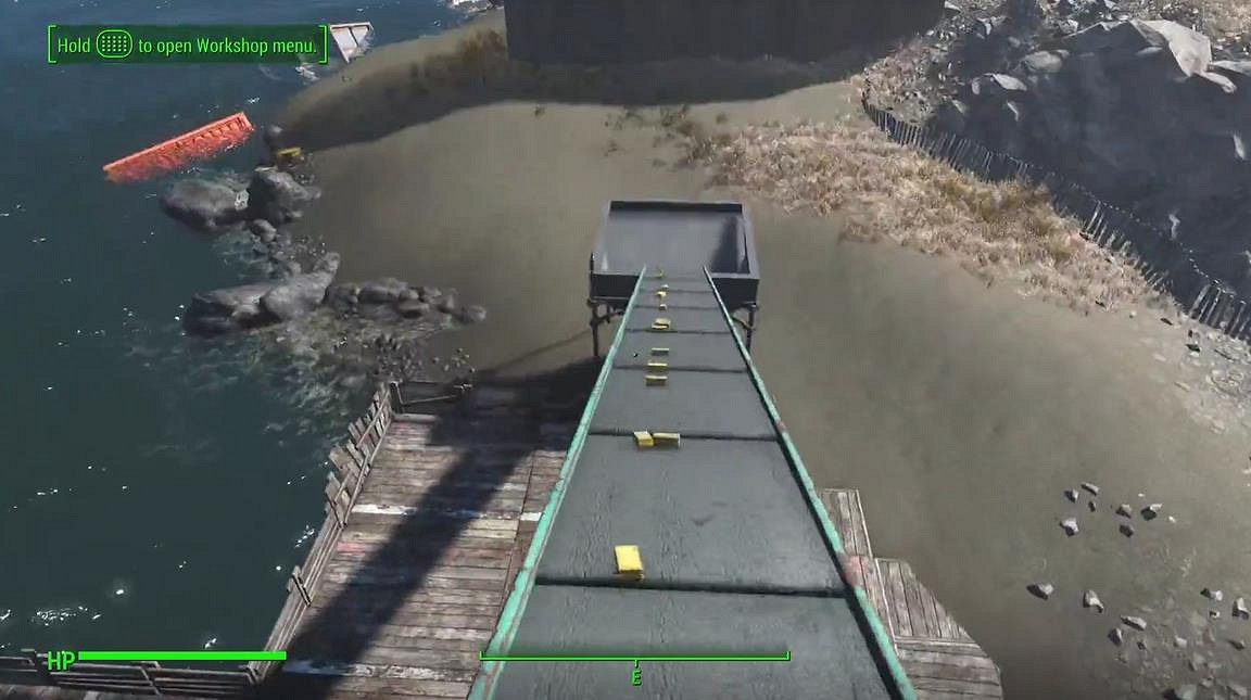 《異塵餘生4》玩家利用定居點建造了一座自動化彈藥工廠