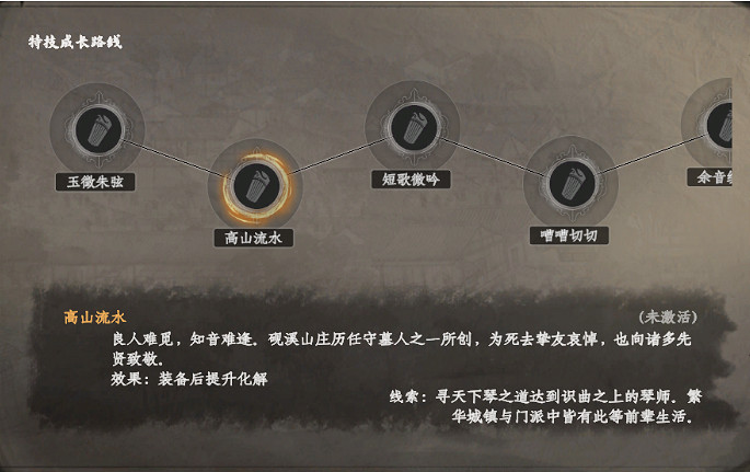 《下一站江湖2》琴師特技介紹 《下一站江湖2》琴師特技介紹