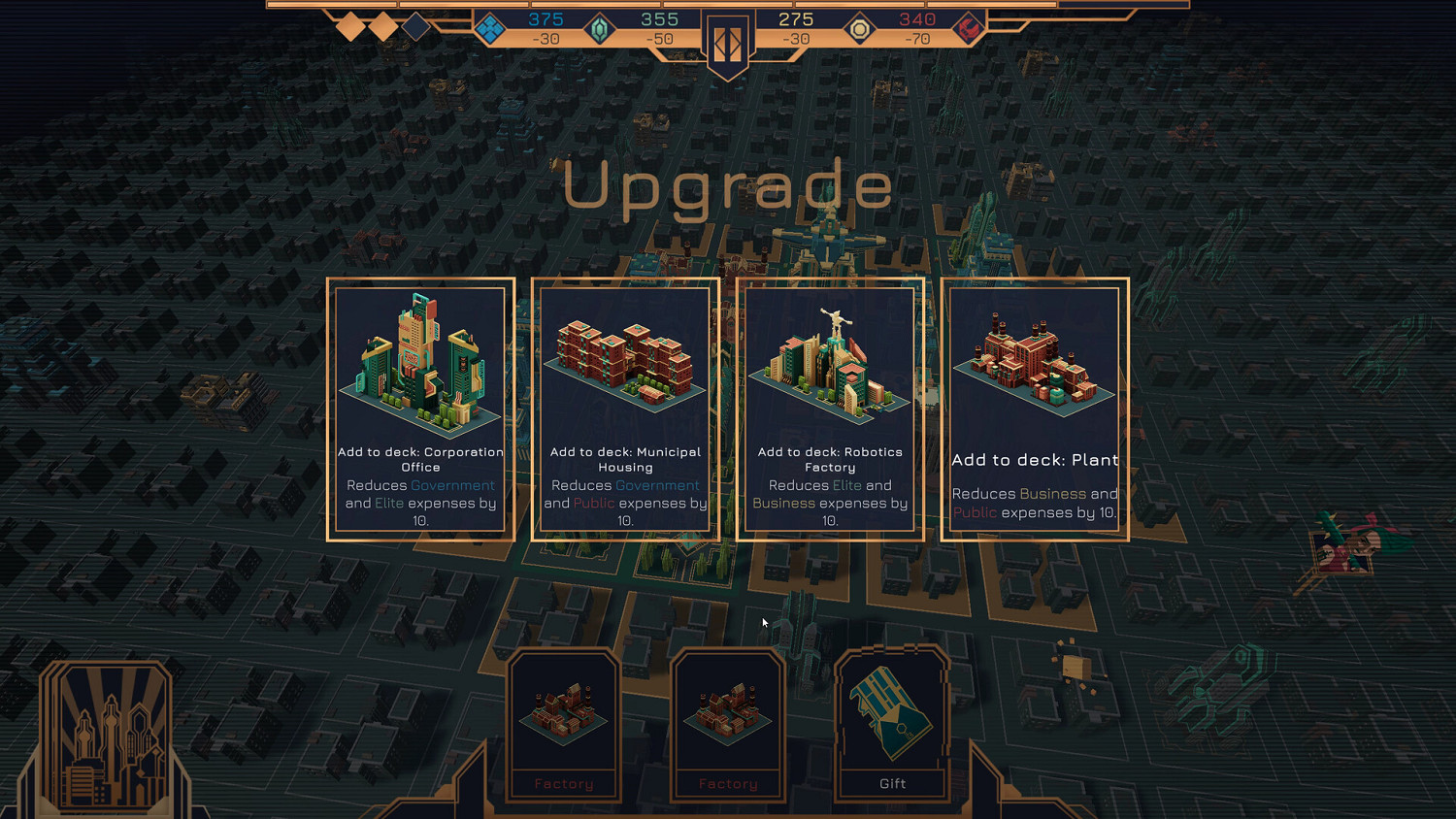 城市建造類肉鴿卡牌遊戲《技托邦》 現已登錄Steam平台 城市建造類肉鴿卡牌遊戲《技托邦》 現已登錄Steam平台