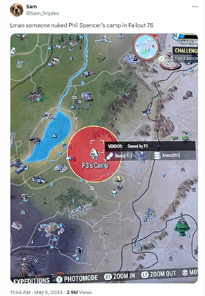 玩家不滿微軟決策，在《異塵餘生76》中發起“核爆”抗議