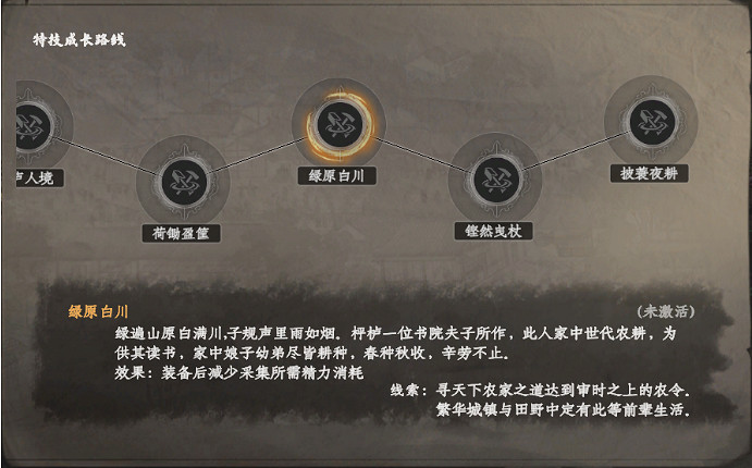 《下一站江湖2》農令特技介紹 《下一站江湖2》農令特技介紹