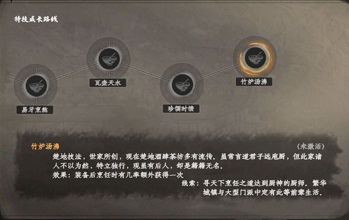 《下一站江湖2》廚師特技介紹 《下一站江湖2》廚師特技介紹