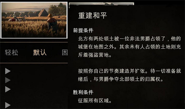 《莊園領主》場景預設介紹