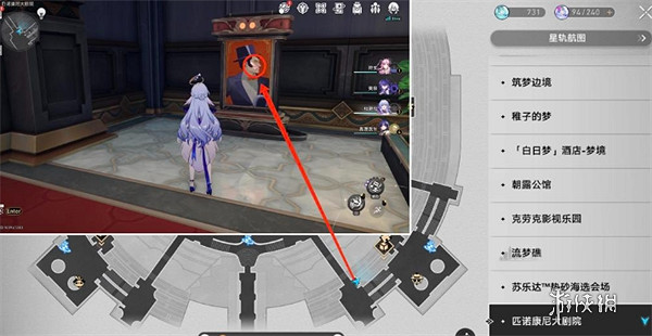 崩壞星穹鐵道2.2匹諾康尼大劇院摺紙小鳥位置大全