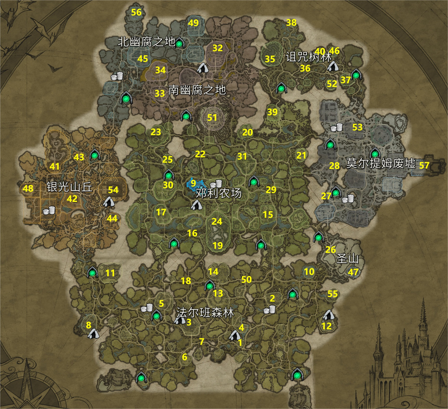 《夜族崛起》正式版最佳建家位置推薦