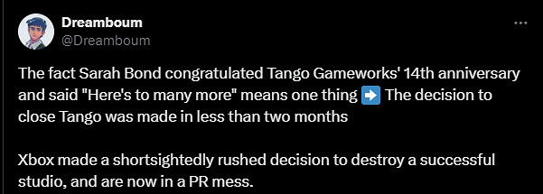 關閉Xbox工作室疑似是倉促決定 網友:既不專業又冷血