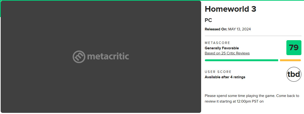 《家園3》媒體評分匯總，Metacritic 79分 IGN 8分！