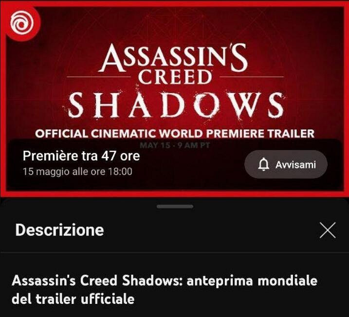 《刺客教條：影》官宣 首支預告片將於5月16日發布！