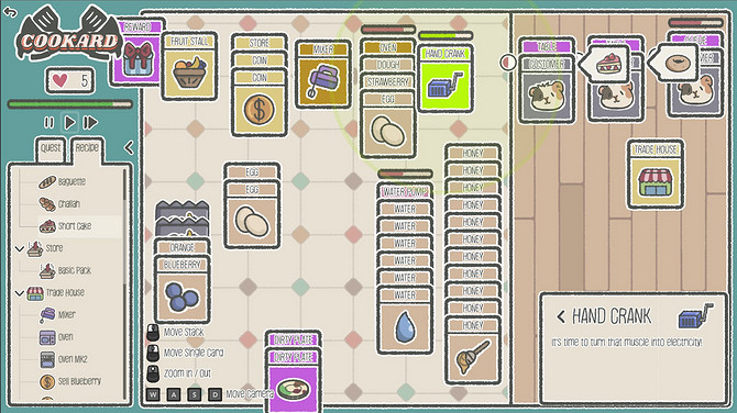 治愈系卡牌經營遊戲《Cookard》上線Steam！免費開玩