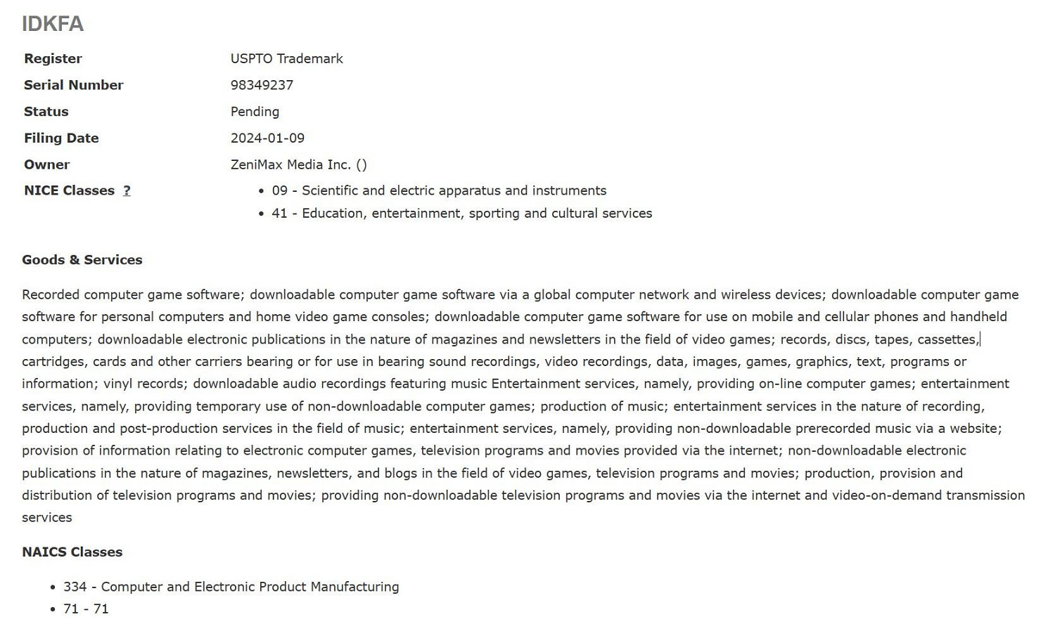 《毀滅戰士》新作再添新證據 在美國註冊遊戲商標