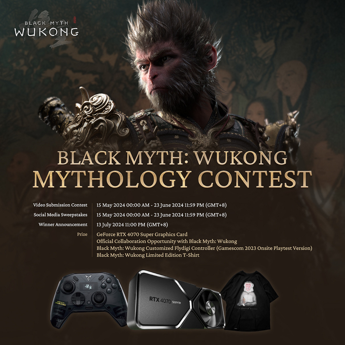 《黑神話》推出海外宣發活動：參與可贏取顯卡、周邊