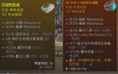 《暗黑4》裝備等級對照表一覽