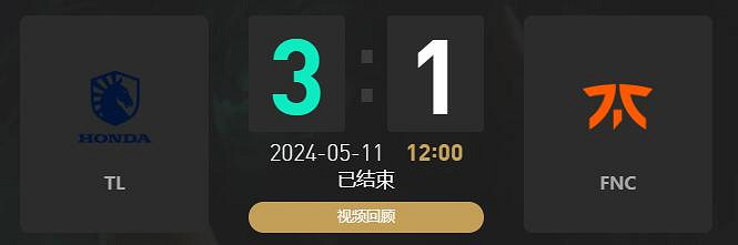 《lol》MSI季中冠軍賽TL vs FNC賽況介紹