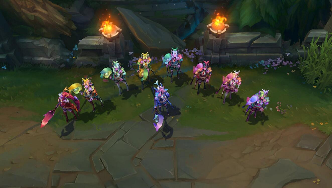 《lol》花仙子索拉卡皮膚效果一覽