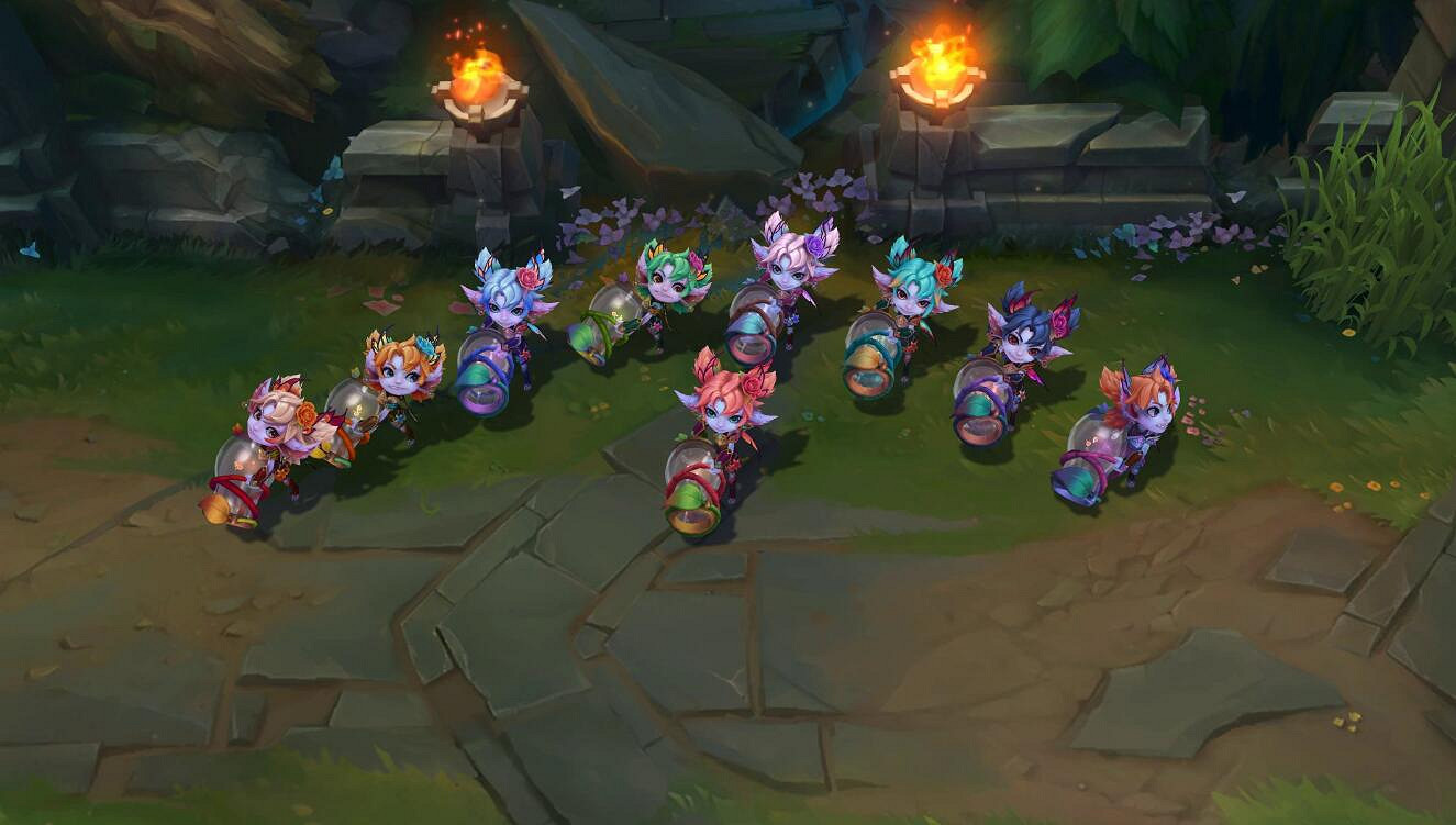 《lol》花仙子崔絲塔娜皮膚效果一覽