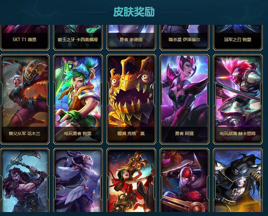 《lol》藍色傳送門獎勵列表一覽