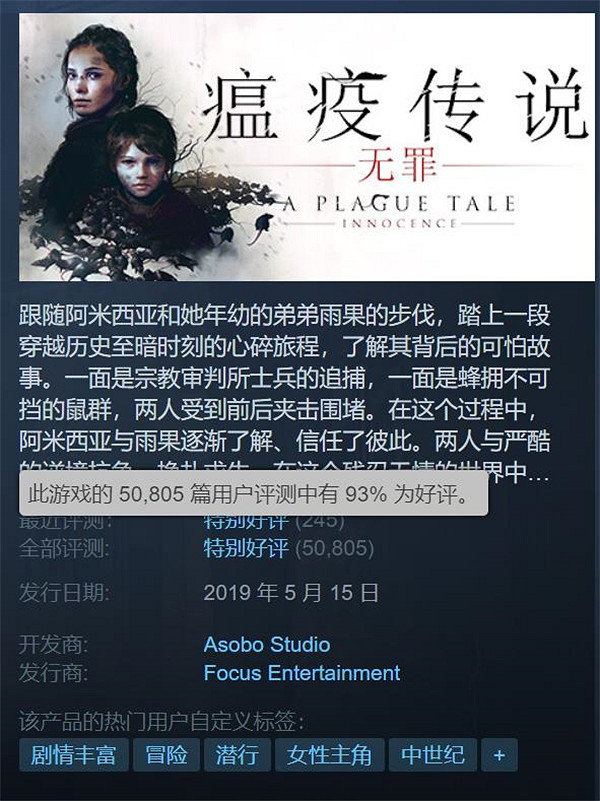 5年了，《瘟疫傳說：無罪》仍是描述傳染病最好的遊戲之一