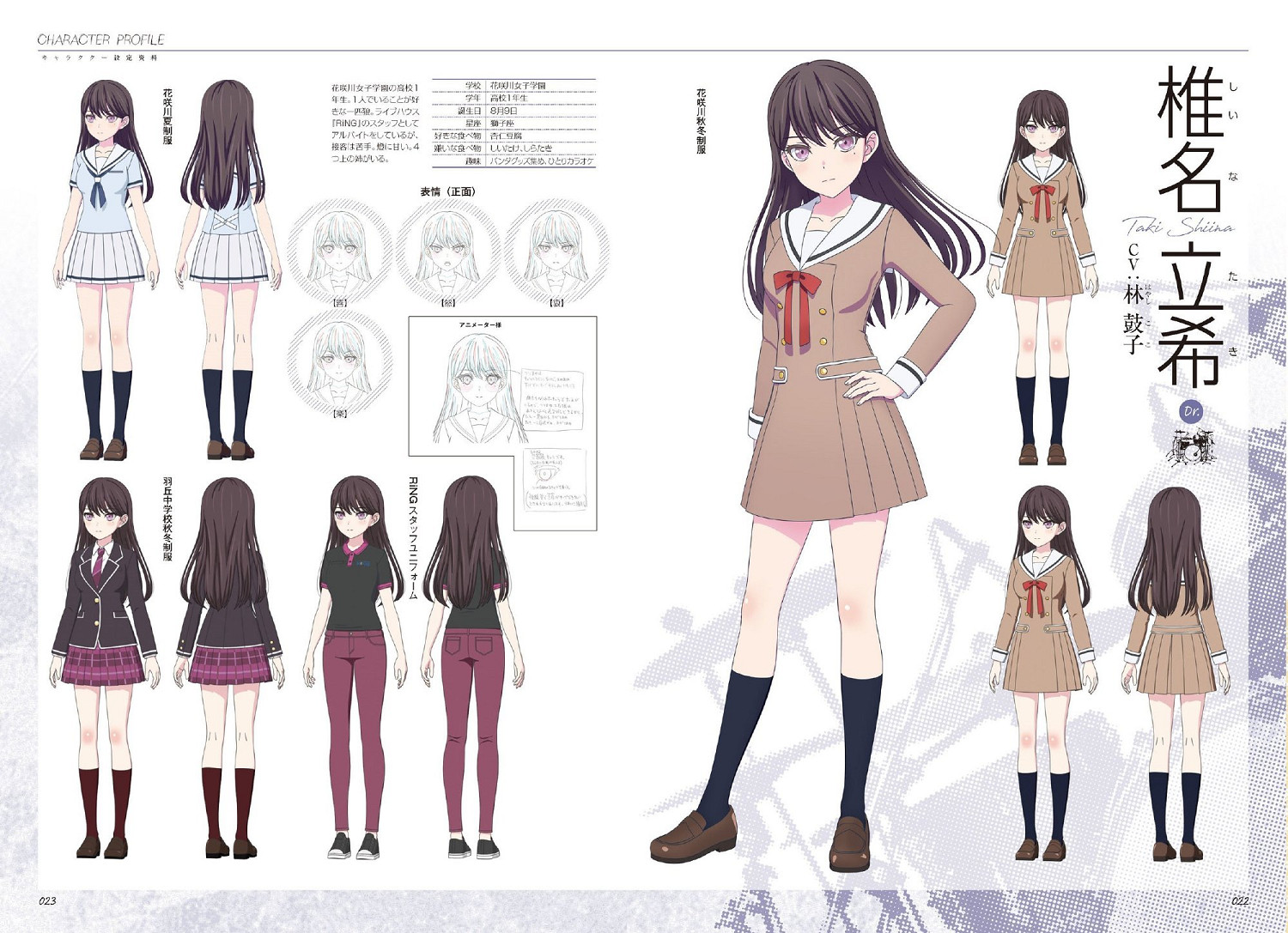 《BanG Dream! It&#039;s MyGO!!!!!》人物設計相關圖示！