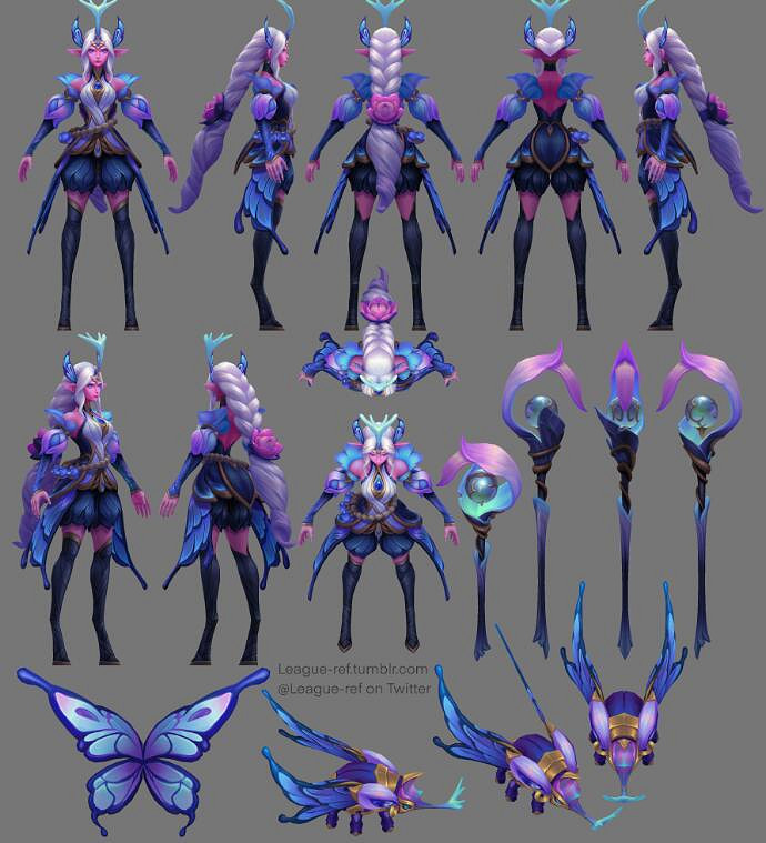 《lol》花仙子索拉卡皮膚效果一覽