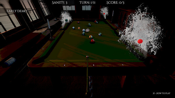 又一款&quot;死亡遊戲&quot;，畫風詭異的台球版《惡魔輪盤賭》