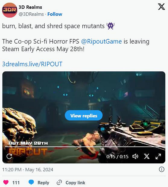 多人合作FPS遊戲《Ripout》1.0正式版將於5月28日發售 多人合作FPS遊戲《Ripout》1.0正式版將於5月28日發售