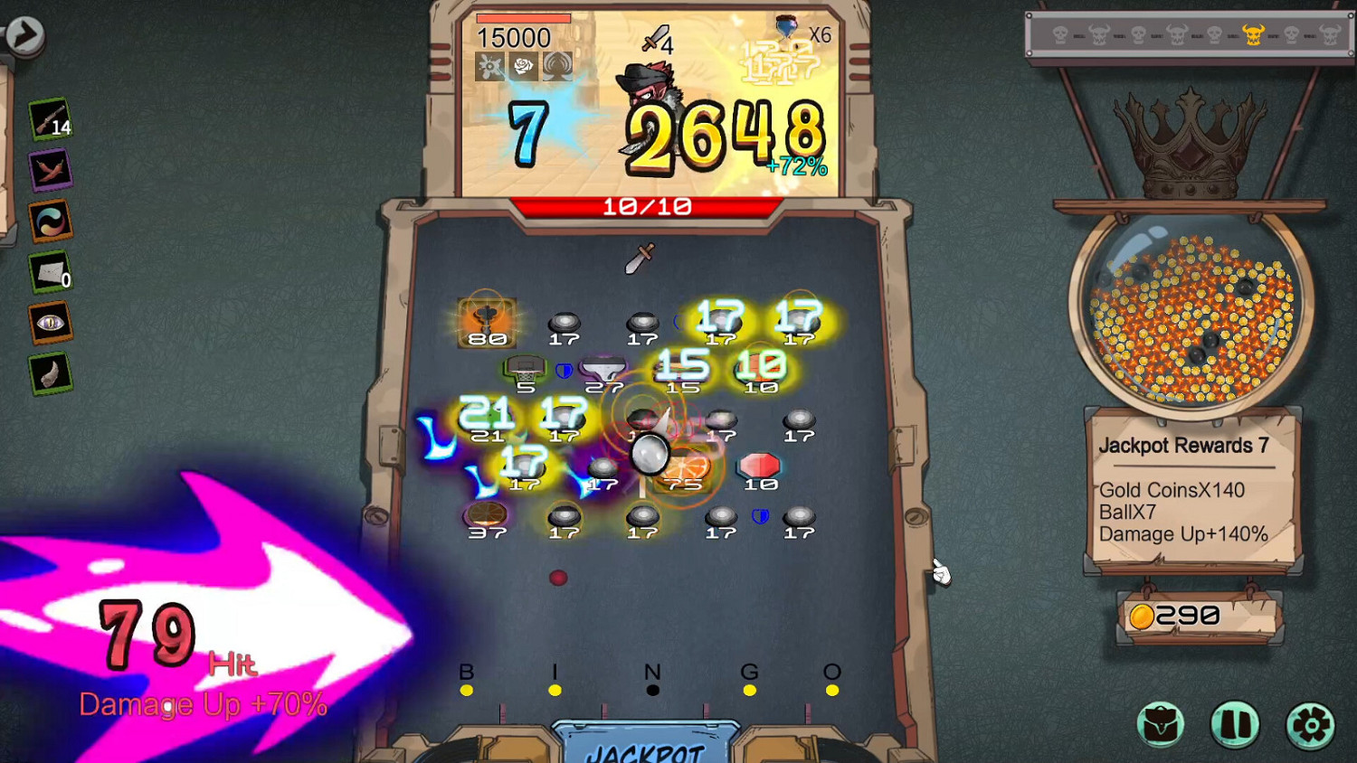 《一釘能贏》Steam頁面 遊戲支援簡繁體中文