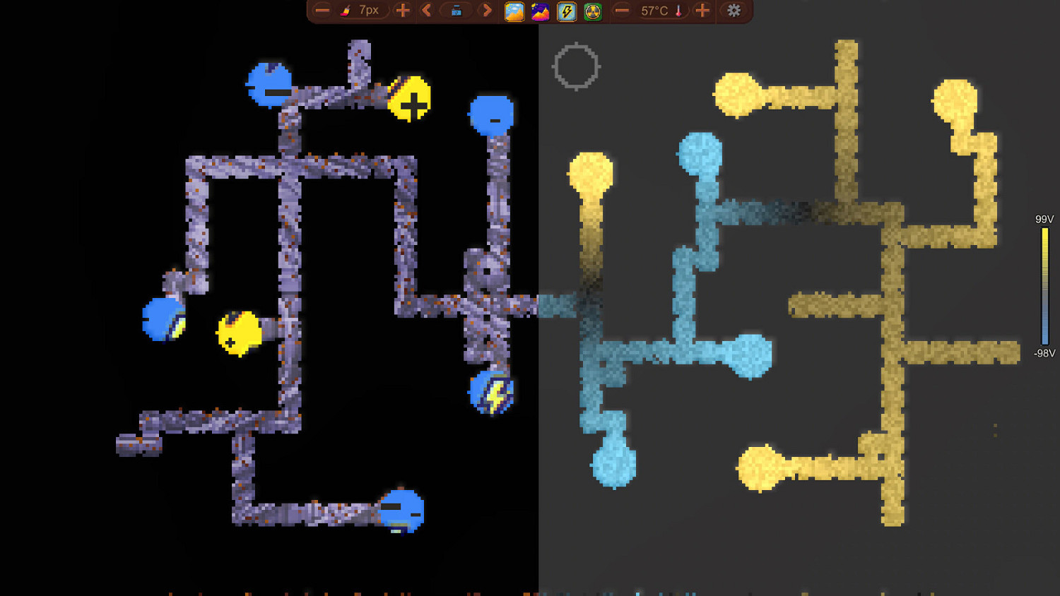 落沙遊戲《沙盒中的沙子》Steam頁面 支援簡繁中文