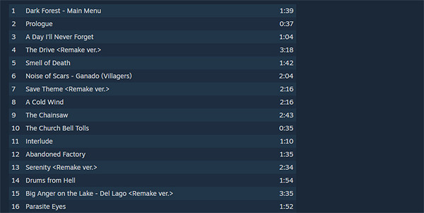 《惡靈古堡4重製版》原聲音軌獲取方法 《惡靈古堡4重製版》原聲音軌獲取方法