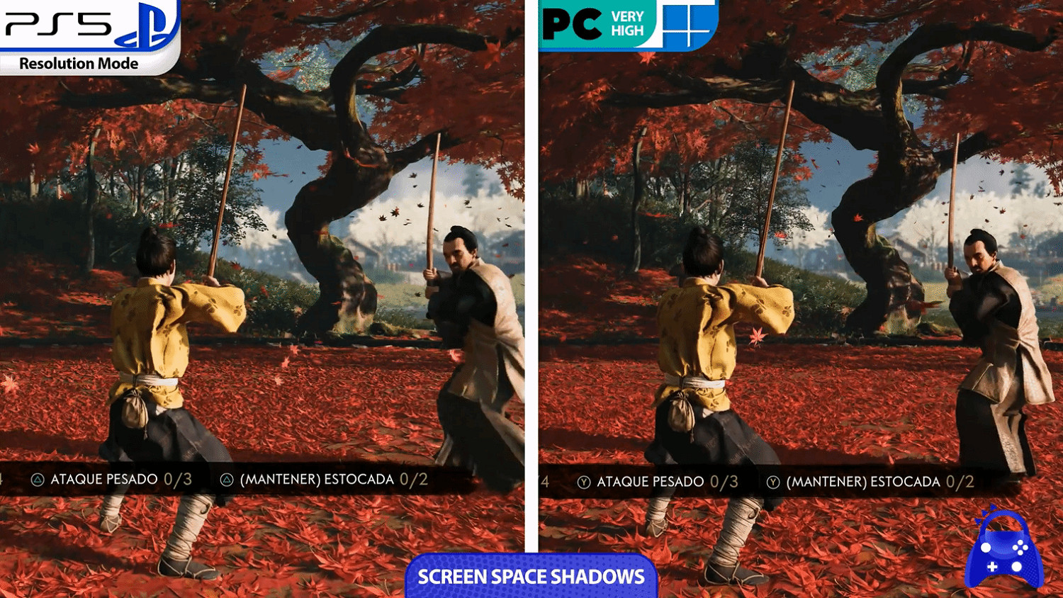 《對馬島之魂》PC/PS5畫面對比 PS版優化略遜一籌! 《對馬島之魂》PC/PS5畫面對比 PS版優化略遜一籌!