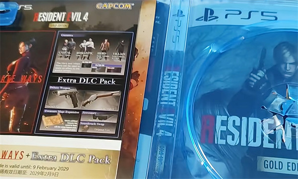 《惡靈古堡4重製版》PS5豪華版箱子內容 《惡靈古堡4重製版》PS5豪華版箱子內容