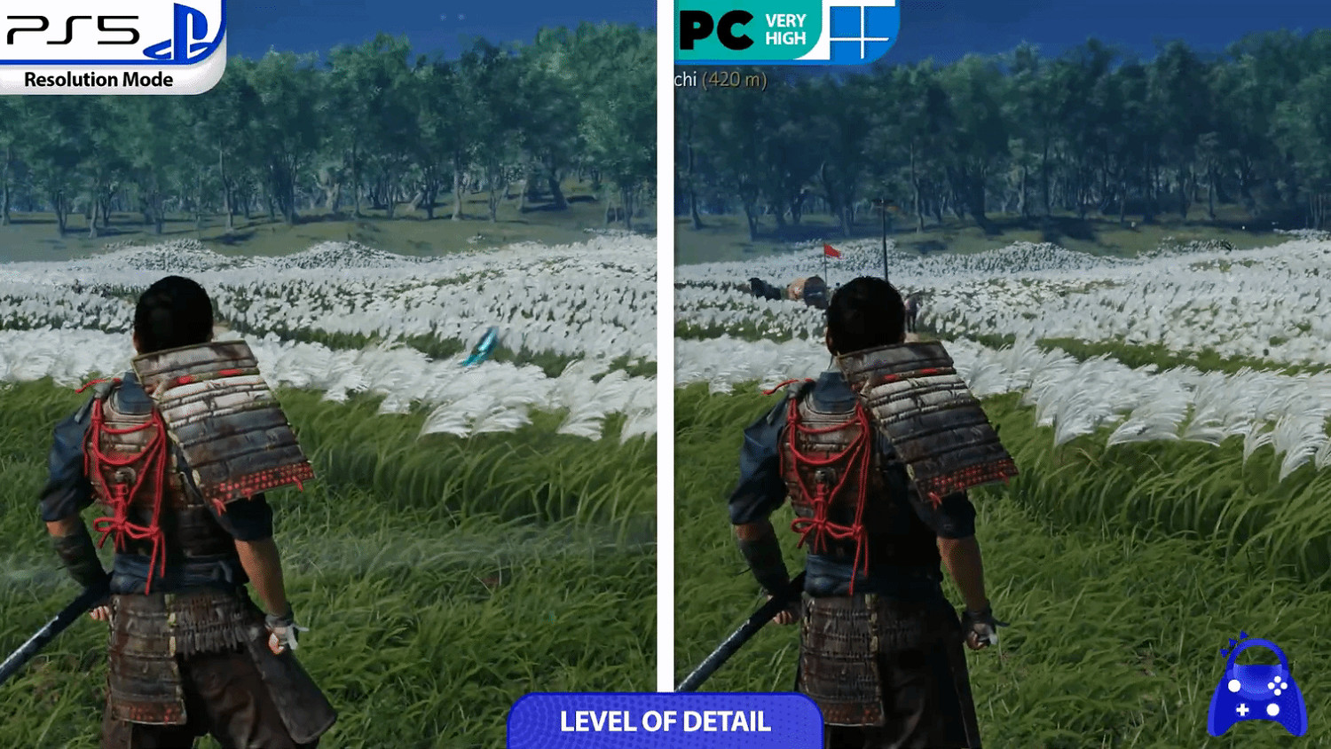 《對馬島之魂》PC/PS5畫面對比 PS版優化略遜一籌! 《對馬島之魂》PC/PS5畫面對比 PS版優化略遜一籌!