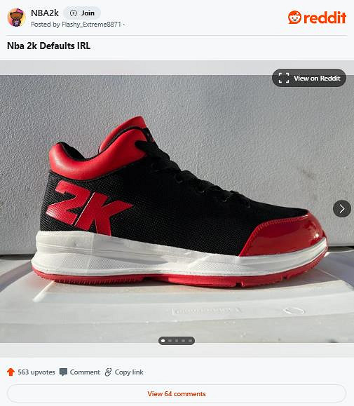 動手能力真強!《NBA 2K24》粉絲自製"2K Generic"鞋 動手能力真強!《NBA 2K24》粉絲自製"2K Generic"鞋