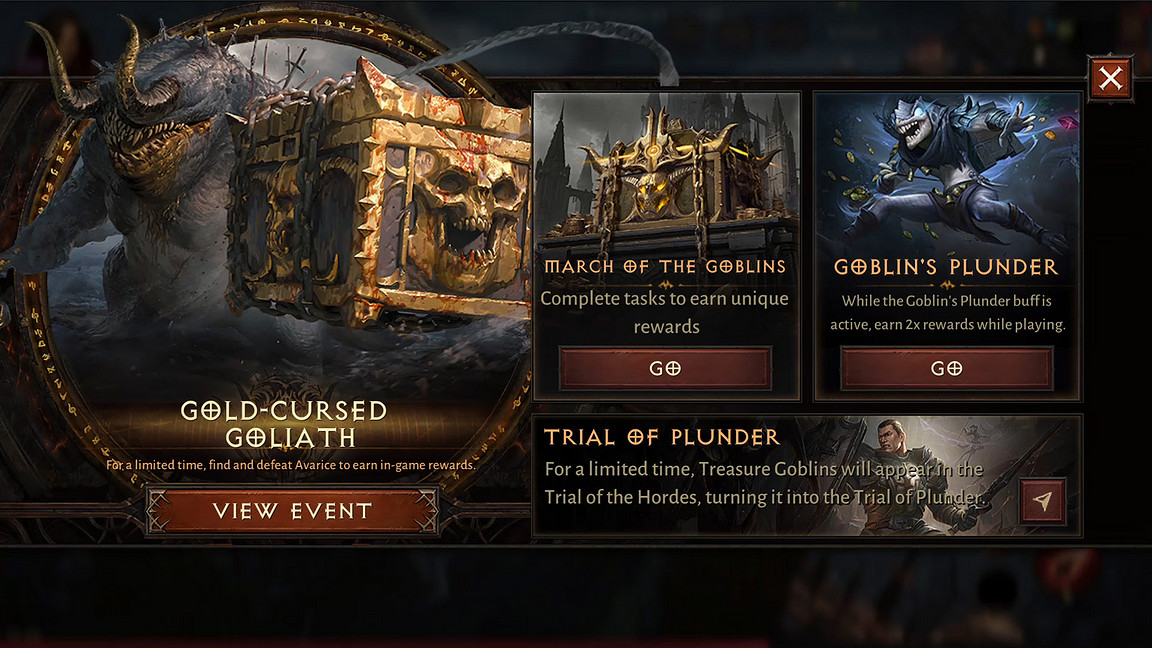 《暗黑破壞神4》1周年慶典活動 寶藏哥布林降臨！