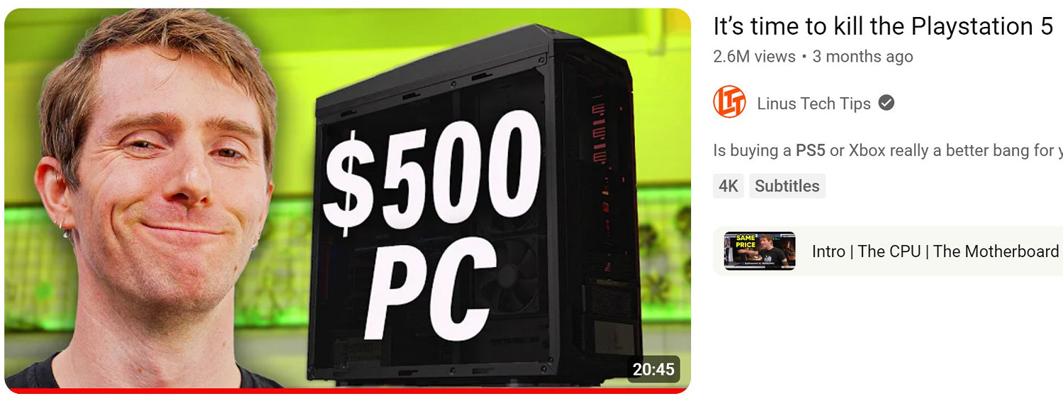 PS5主機架構師：打造主機 目標並不是成為低配PC